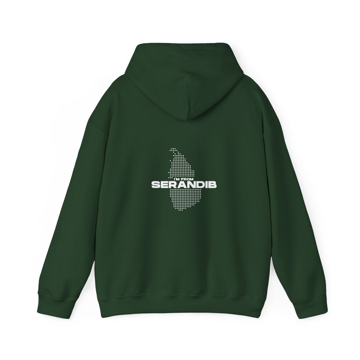 Hooded Sweatshirt - 'From Serendib' Quote Design