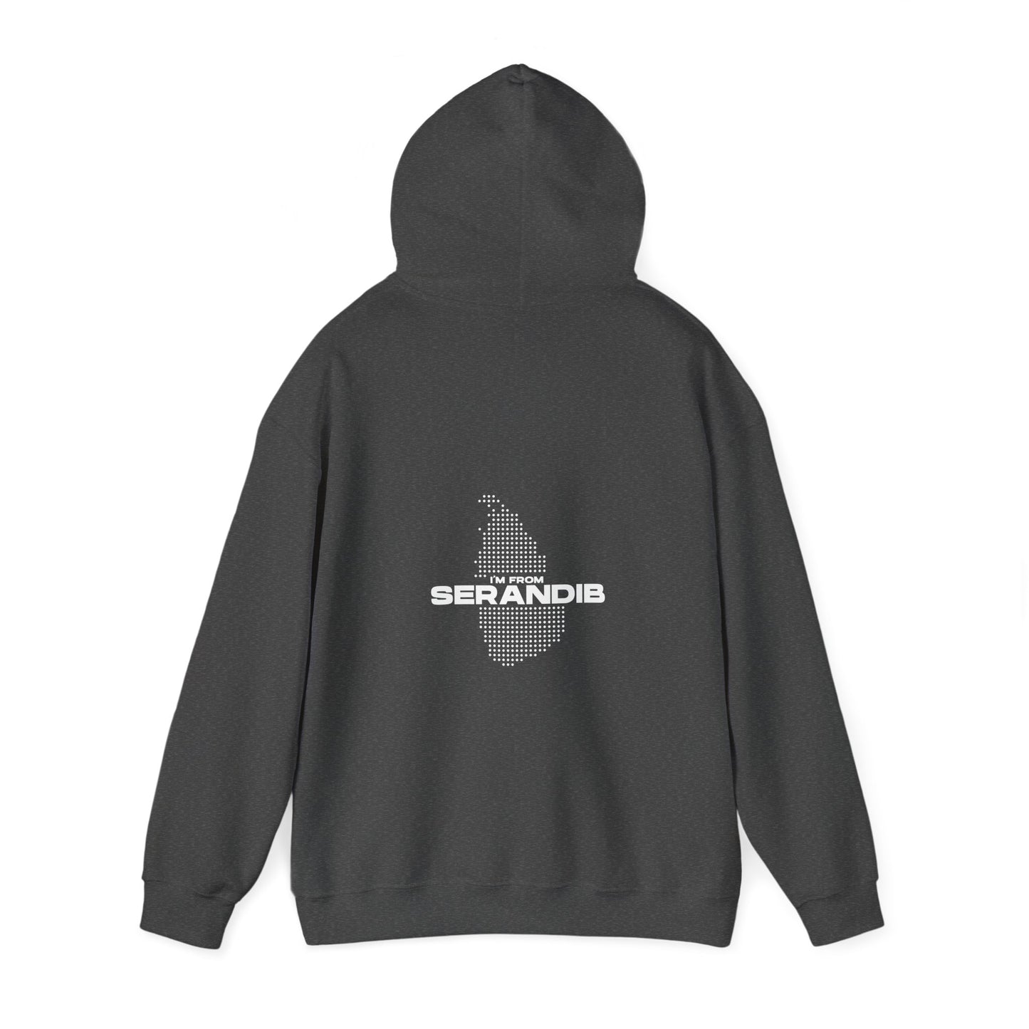 Hooded Sweatshirt - 'From Serendib' Quote Design