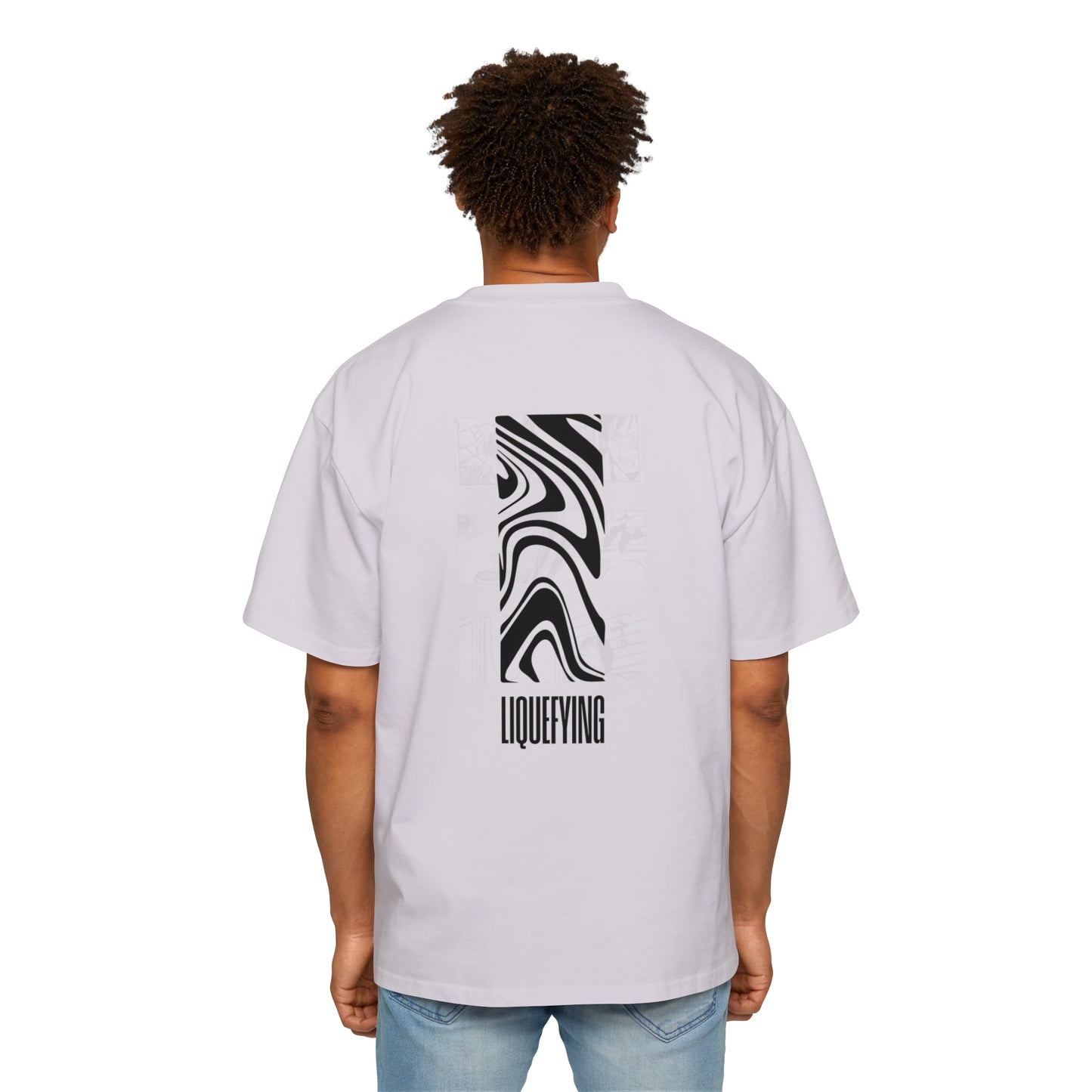 "Liquefying" Men's Heavy Oversized Tee