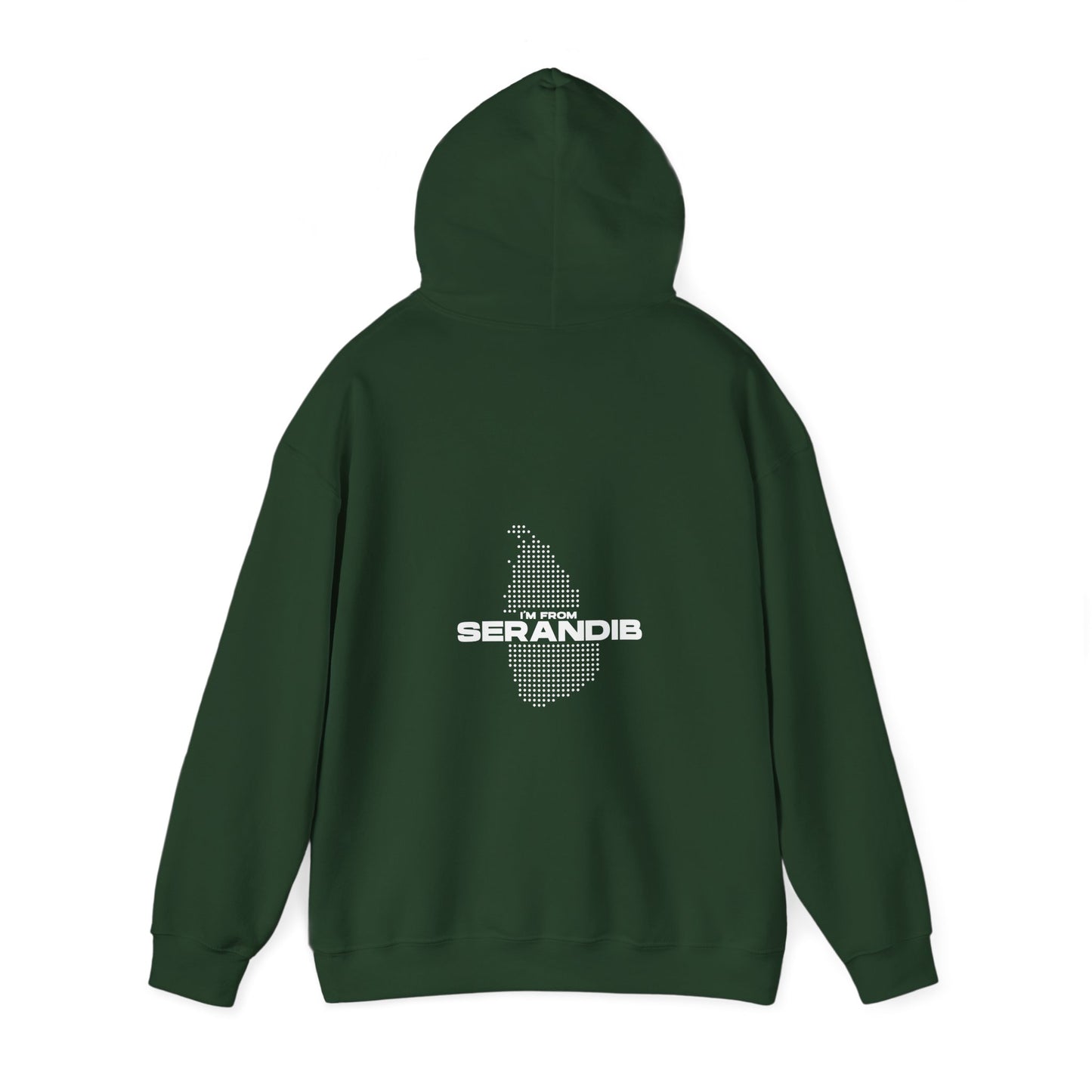 Hooded Sweatshirt - 'From Serendib' Quote Design