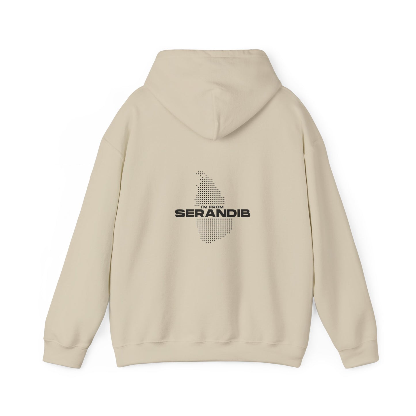 Hooded Sweatshirt - 'From Serendib' Quote Design