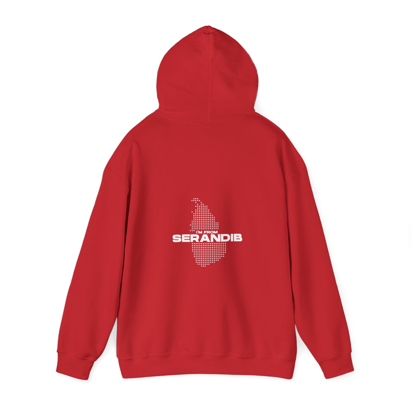 Hooded Sweatshirt - 'From Serendib' Quote Design