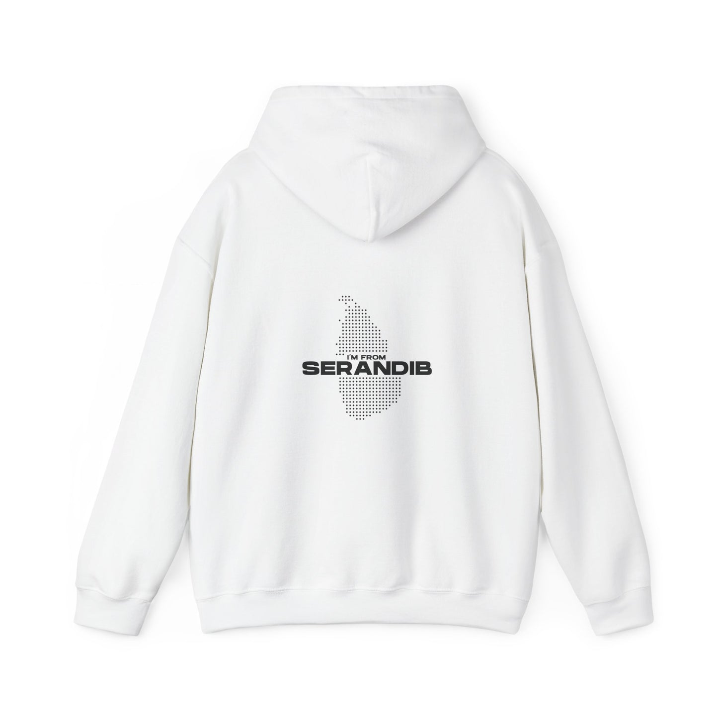 Hooded Sweatshirt - 'From Serendib' Quote Design