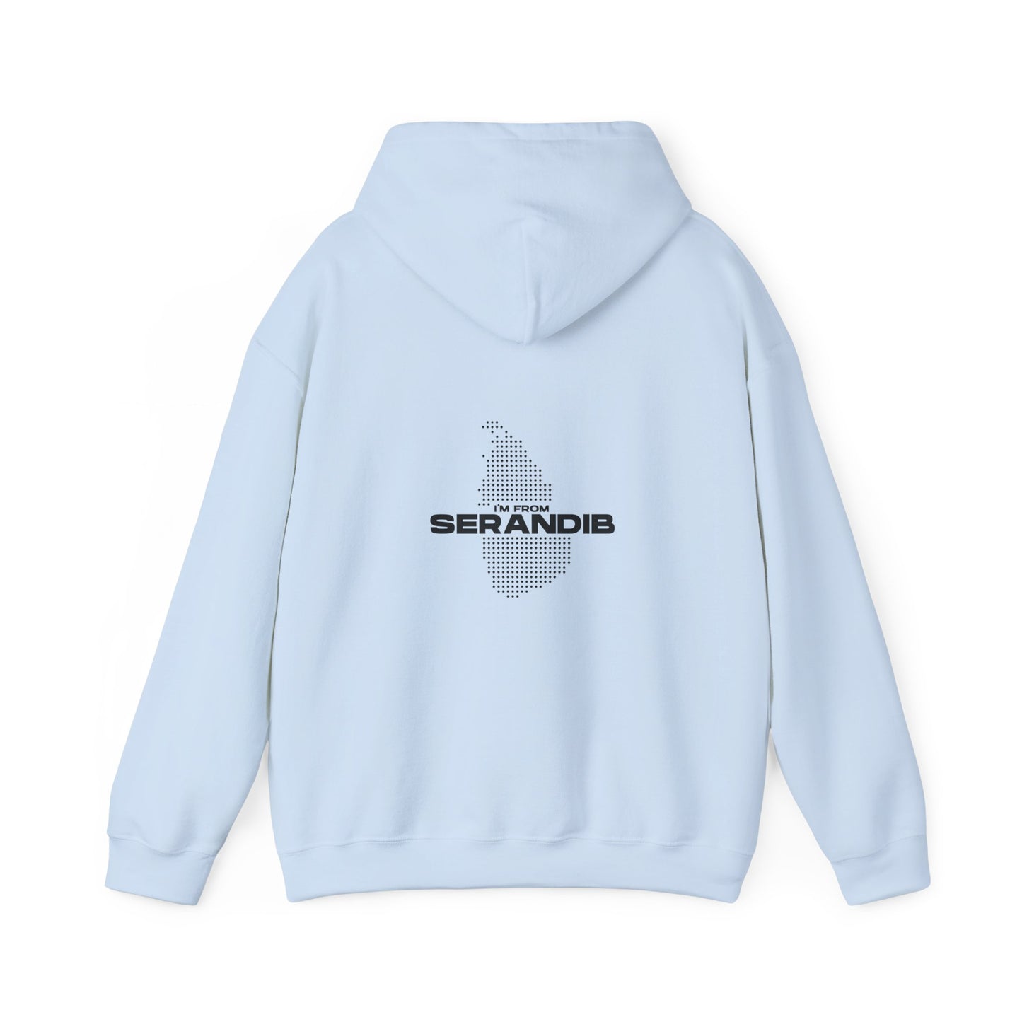 Hooded Sweatshirt - 'From Serendib' Quote Design