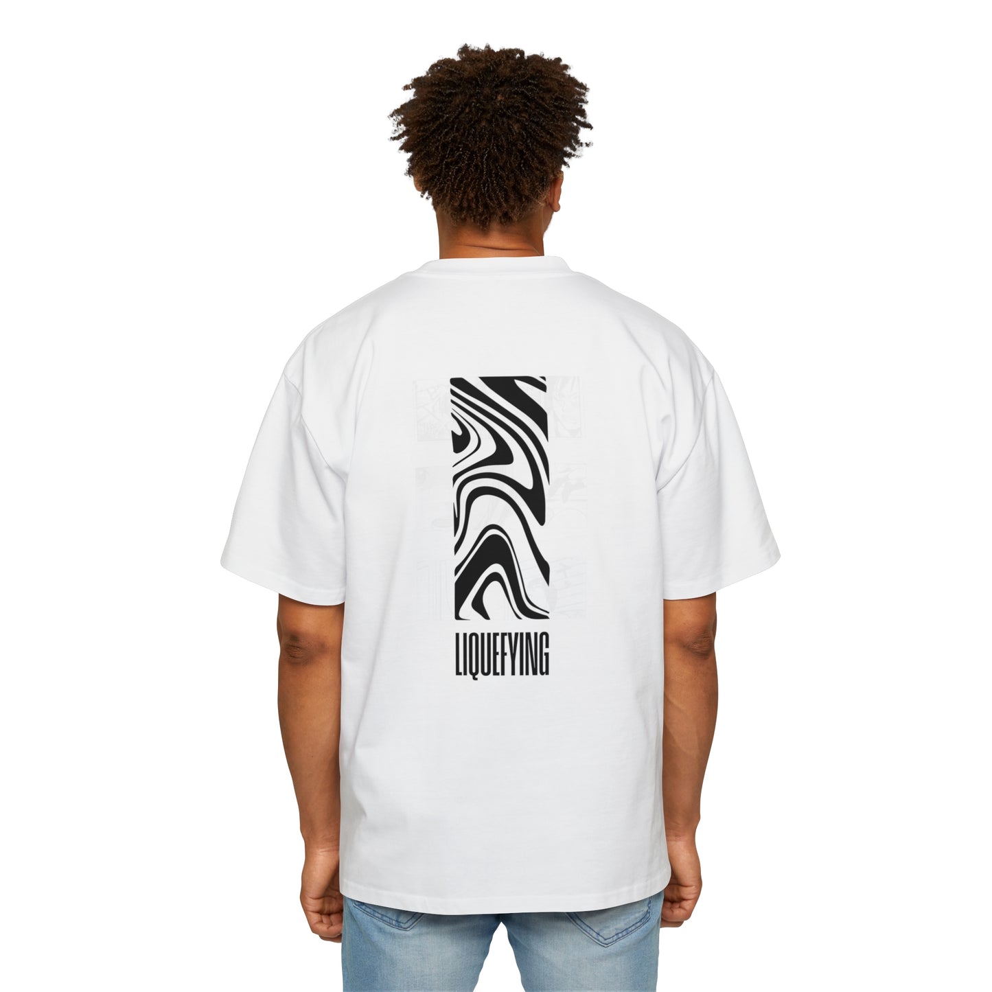 "Liquefying" Men's Heavy Oversized Tee