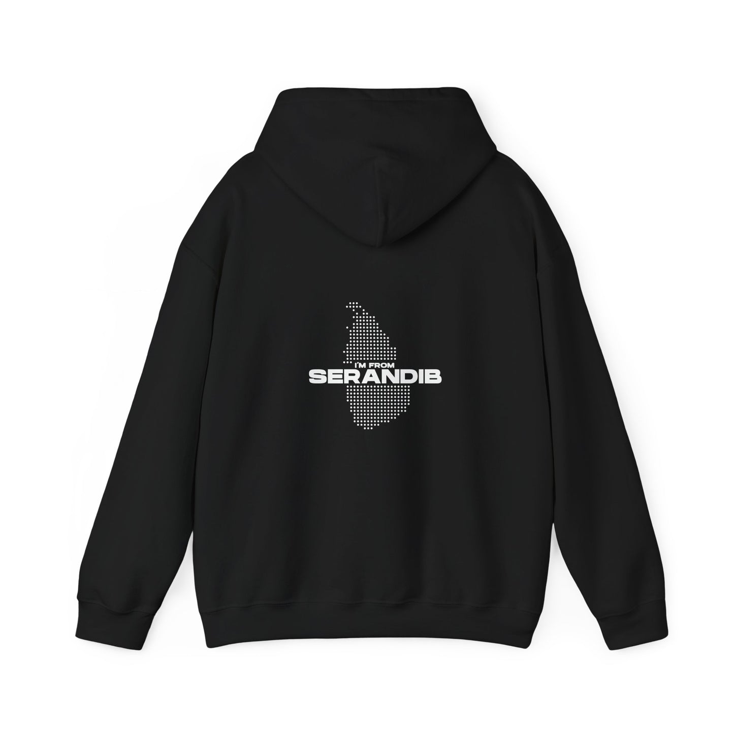 Hooded Sweatshirt - 'From Serendib' Quote Design