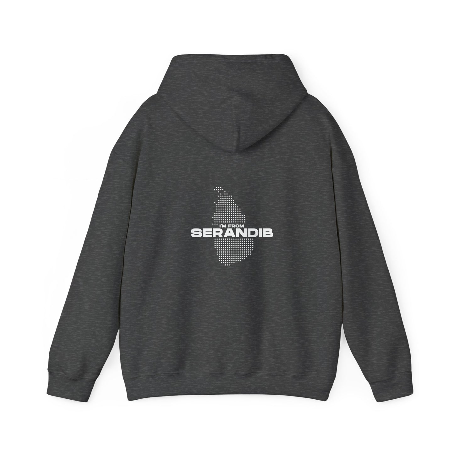 Hooded Sweatshirt - 'From Serendib' Quote Design