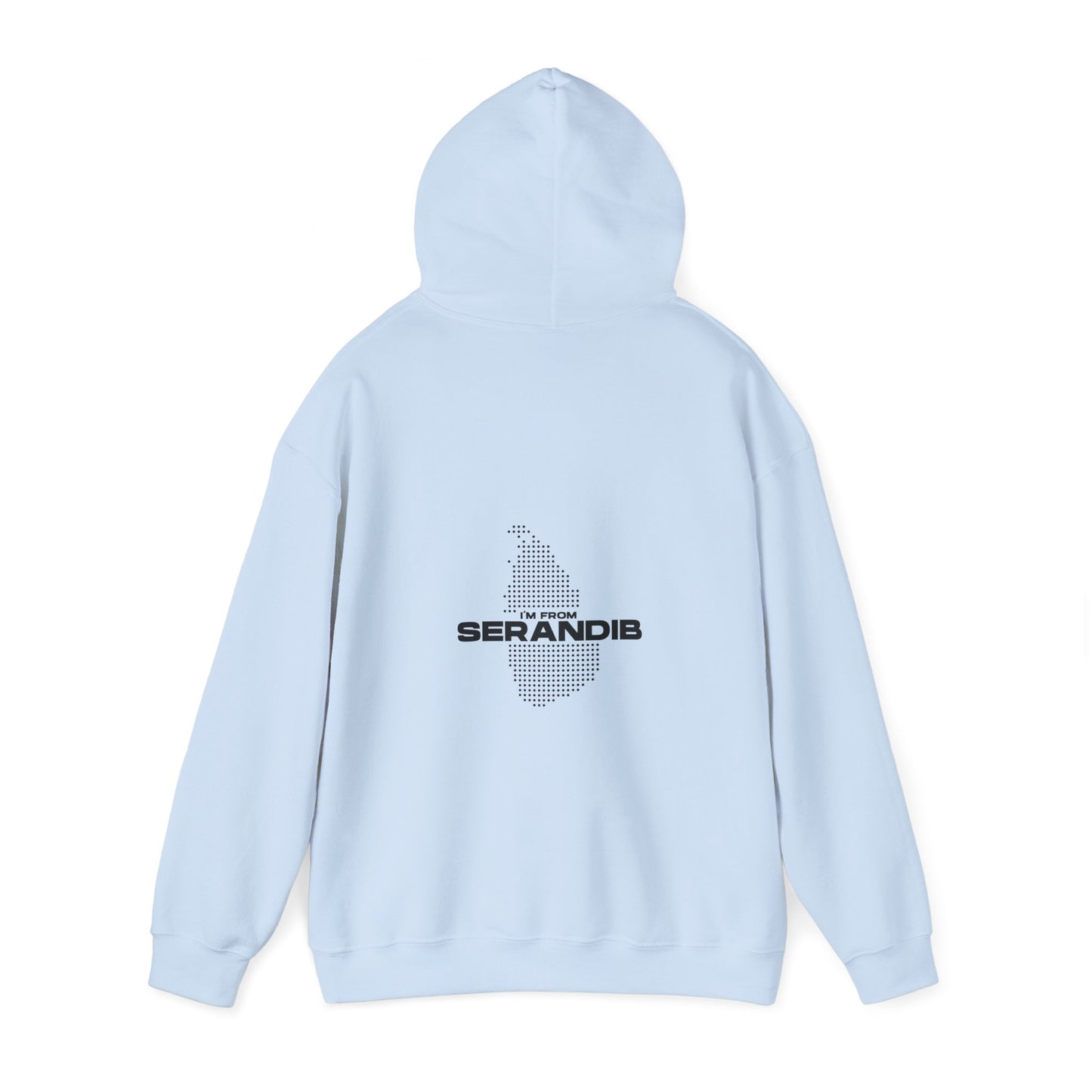 Hooded Sweatshirt - 'From Serendib' Quote Design