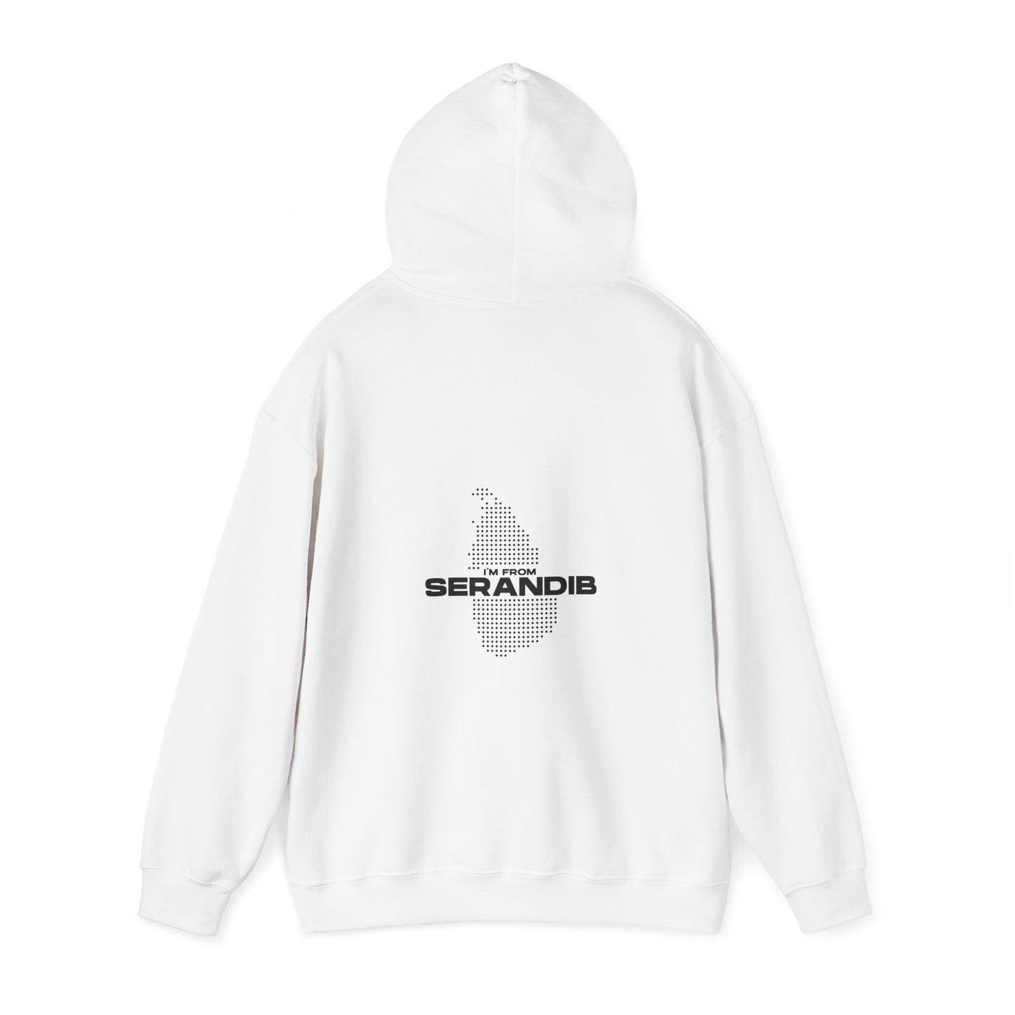 Hooded Sweatshirt - 'From Serendib' Quote Design
