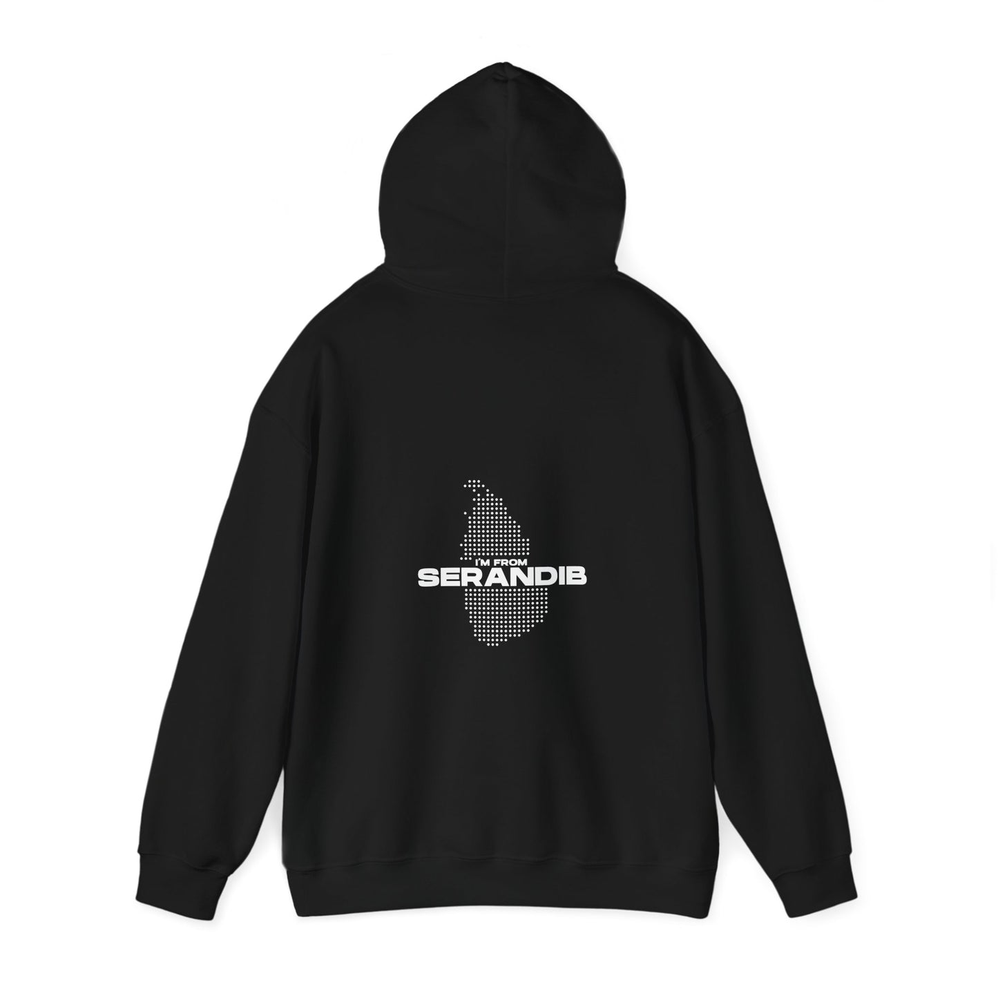 Hooded Sweatshirt - 'From Serendib' Quote Design