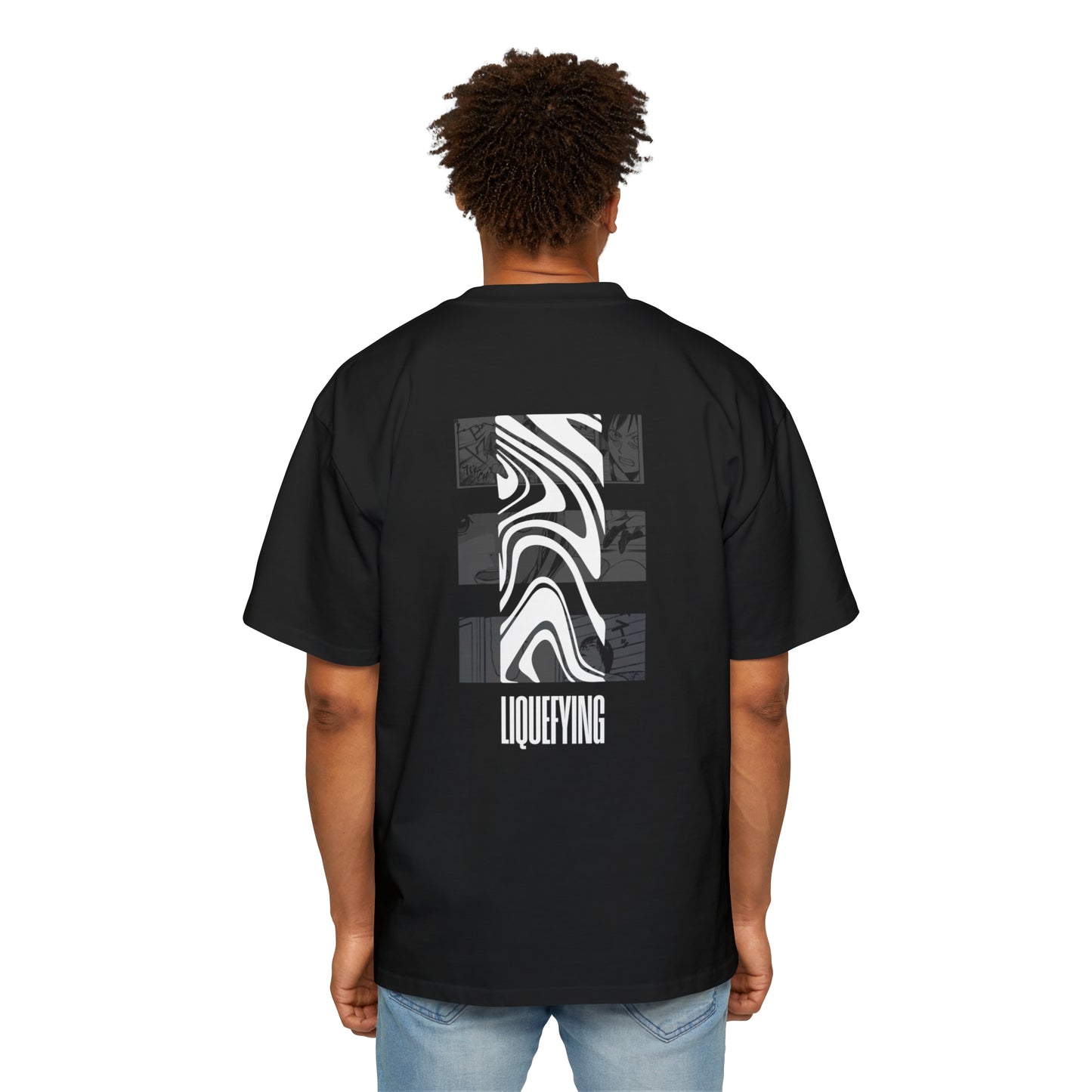 "Liquefying" Men's Heavy Oversized Tee