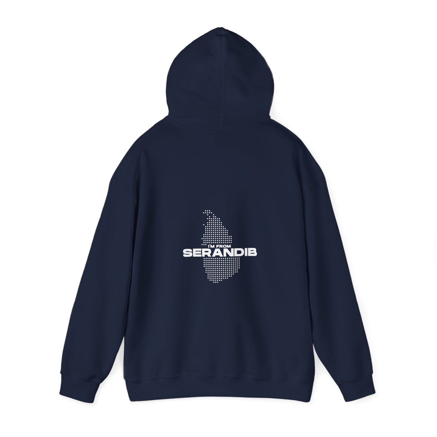 Hooded Sweatshirt - 'From Serendib' Quote Design