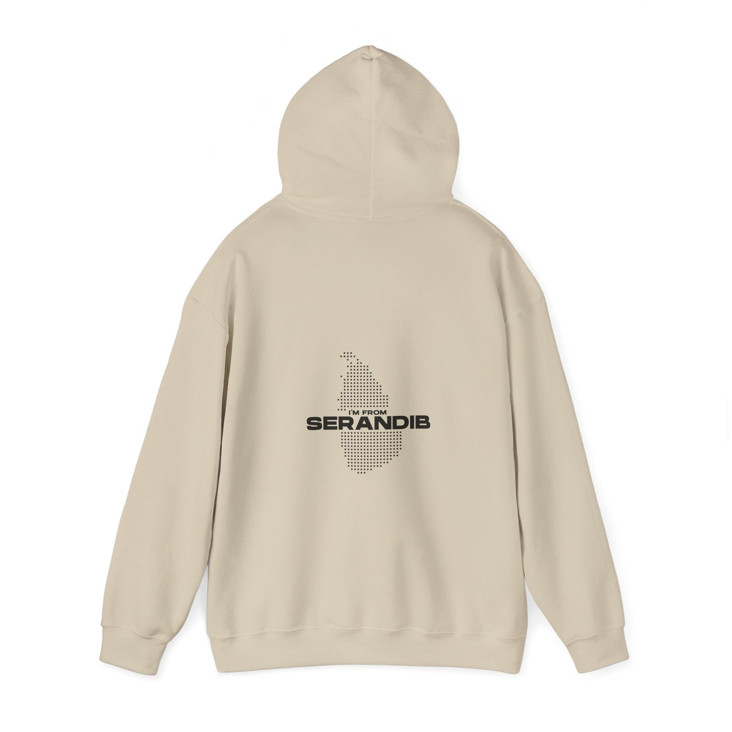 Hooded Sweatshirt - 'From Serendib' Quote Design